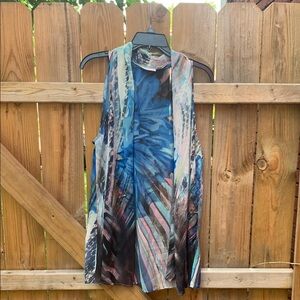 Susan Graver Vibrant Multicolor Top